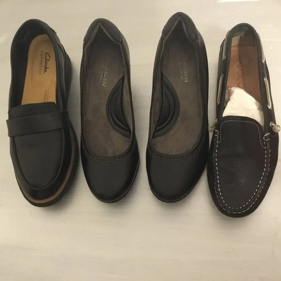 Naturalizer N5 Comfort Lisha Navy Dark Blue Leather Heels Pumps Shoes Sz 7.5M - Picture 11 of 11